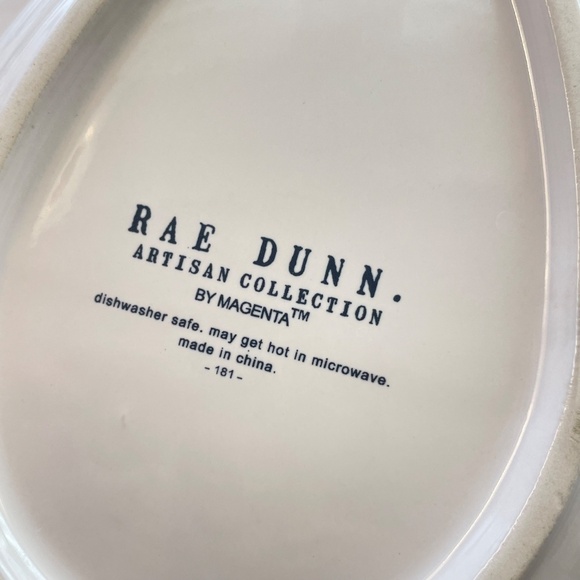 Rae Dunn Easter Egg Snack Plates Egg Hunt and Hop To It - Picture 4 of 5